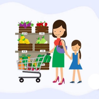 Логотип @mamina_telega - Мамина тележка