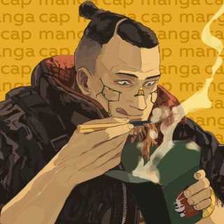 Логотип @mangacap - manga cap