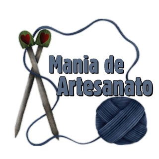 Логотип @maniadeartesanato - Mania de Artesanato