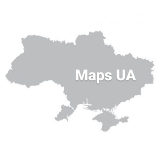 Логотип @mapsua - Maps ✙UA✙