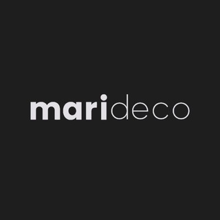 Логотип @marideco_ru - Студия дизайна Marideco