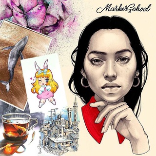Логотип @markerschoolmk - Мастер-классы Marker School