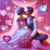 Логотип @marriedgroupbot - Свадебный бот 💍