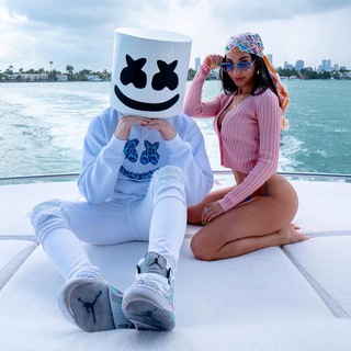 Логотип @marshmellob - Marshmello music