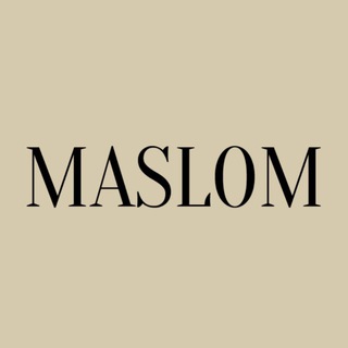 Логотип @maslom_uz - MASLOM.UZ