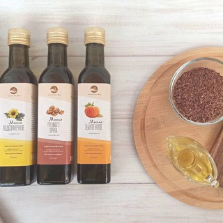 Логотип @maslonadom - Масло на дом / Сыродавленные масла