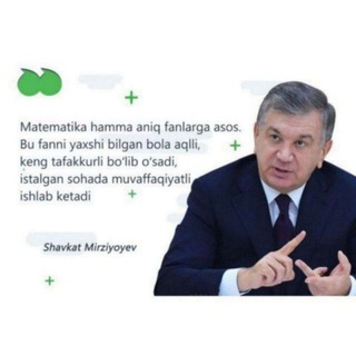 Логотип @matematika_gruppa - O'zbekiston Matematiklari