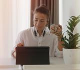 Логотип @MathAtHome_LP - О математике с Любовью