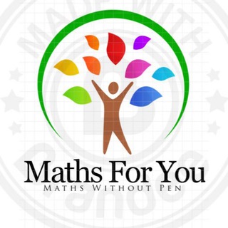 Логотип @mathforu - 📕✍️ Maths for You ✍️📙