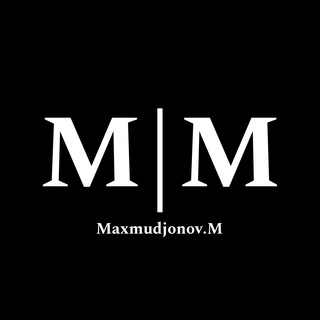 Логотип @maxmudjonovm - Maxmudjonov.M