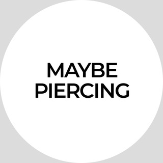 Логотип @maybepiercing - Maybe Piercing