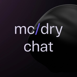 Логотип @mcdrychat - McDry Chat