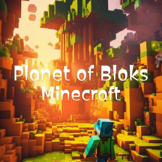 Логотип @mcraftplanet - Planet of bloks Minecraft