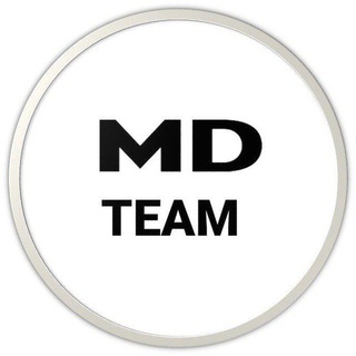 Логотип @mdstrong - MD - команда сильних