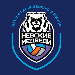 Логотип @medvedispb - Детская волейбольная школа - Невские медведи