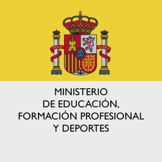 Логотип @mefpdtelegram - Ministerio de Educación, FP y Deportes