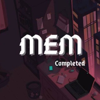 Логотип @memcomplited - Mem Completed