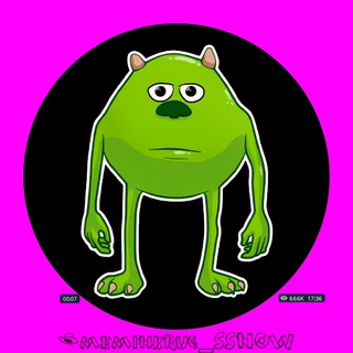 Логотип @meminkrug_ssnow - Мемные видеосообщения👻