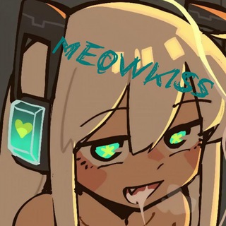 Логотип @meowkissart - MEOWKISS