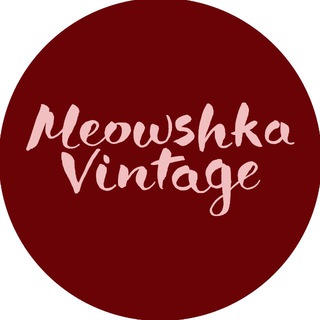 Логотип @meowshka_vintage - Meowshka Vintage