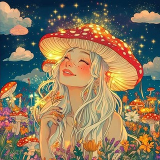 Логотип @merroru - Mushroom meadow🍄