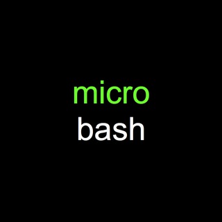 Логотип @microbash - microbash
