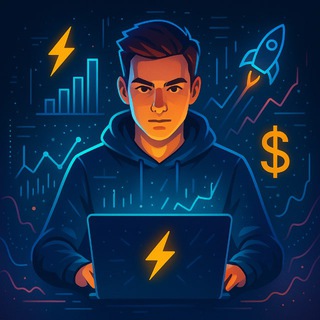 Логотип @million_up - Стартап на миллион ⚡️