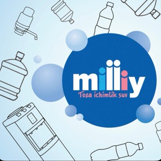Логотип @milliybottlers - Milliy Bottlers - питьевая вода💧
