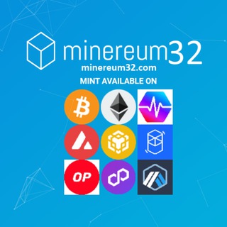 Логотип @minereumtoken - Minereum32 and Minereum Self-Mining Token