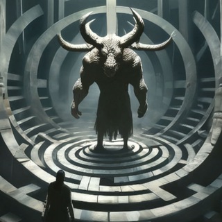 Логотип @minotaur_cafe - LARP "Мінотавр: Задзеркалля", 1-3.05.2026