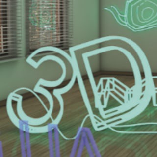 Логотип @mir3ddd - Мир 3D