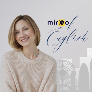 Логотип @mir_of_english - “MIR_O”f English