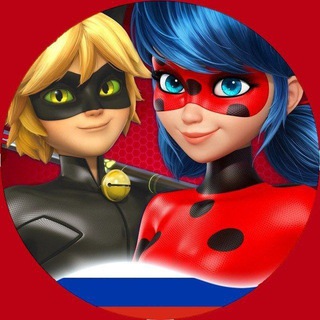 Логотип @miraculousrussian - Леди Баг и Супер-Кот на ТВ-3