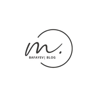 Логотип @mirfayzblog - BAFAYEV|BLOG