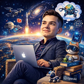 Логотип @mirfazylov - Miraziz, hello world!