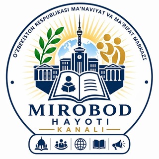 Логотип @mirobodmanaviyat - Mirobod hayoti