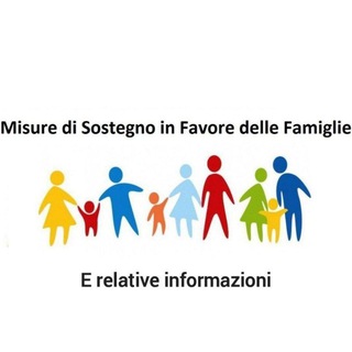 Логотип @misuredisostegnocanale - CANALE MISURE DI SOSTEGNO IN FAVORE DELLE FAMIGLIE