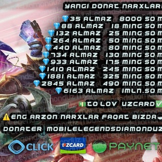 Логотип @mobilelegendsuzofficial - Mobile Legends Yangiliklar Kanali