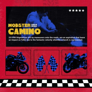Логотип @mobstercamino - SUPERNÖVA ／ ... Mobster Camino; Regret and Leftovers.