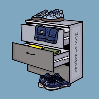 Логотип @modau3komoda - мода из комода | маркетплейс