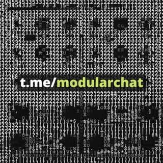 Логотип @modularchat - Модульные синтезаторы / Modular Synths