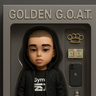 Логотип @molodoikozel - 🐐🇷🇺𝔾𝕆𝕃𝔻𝔼ℕ 𝔾.𝕆.𝔸.𝕋🇲🇽🐐