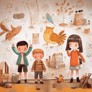 Логотип @mom_i_draw - Мама я рисую! | Рисование для детей