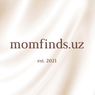 Логотип @momfindsuz - momfinds.uz