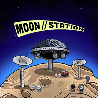 Логотип @moonstation_ru - Moon//Station