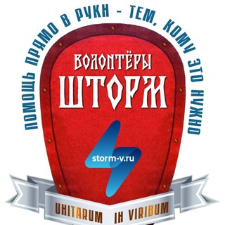 Логотип @moostorm - МОО волонтёров "ШТОРМ"