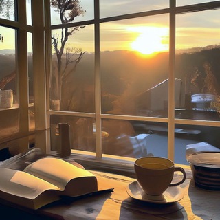 Логотип @morning_stories - Утренние истории ☕️