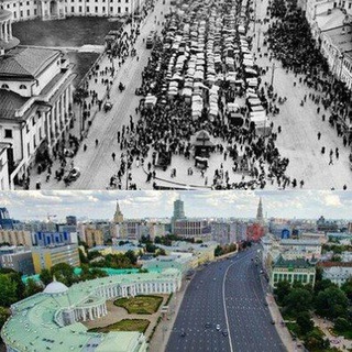 Логотип @moscow_history_news - Москва - история и новости