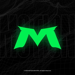 Логотип @motionmentors - 𝗠𝗢𝗧𝗜𝗢𝗡 𝗠𝗘𝗡𝗧𝗢𝗥𝗦