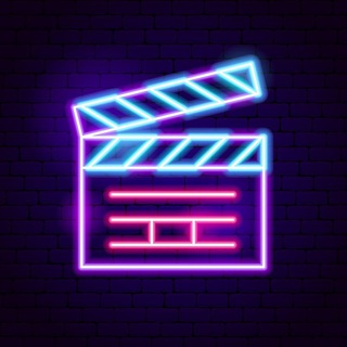 Логотип @movie_tg - Neon Movie